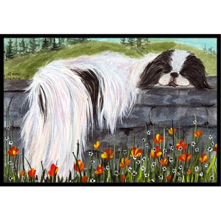 Carolines Treasures Japanese Chin Indoor Or Outdoor Doormat - 24 x 36 in. SS8030JMAT